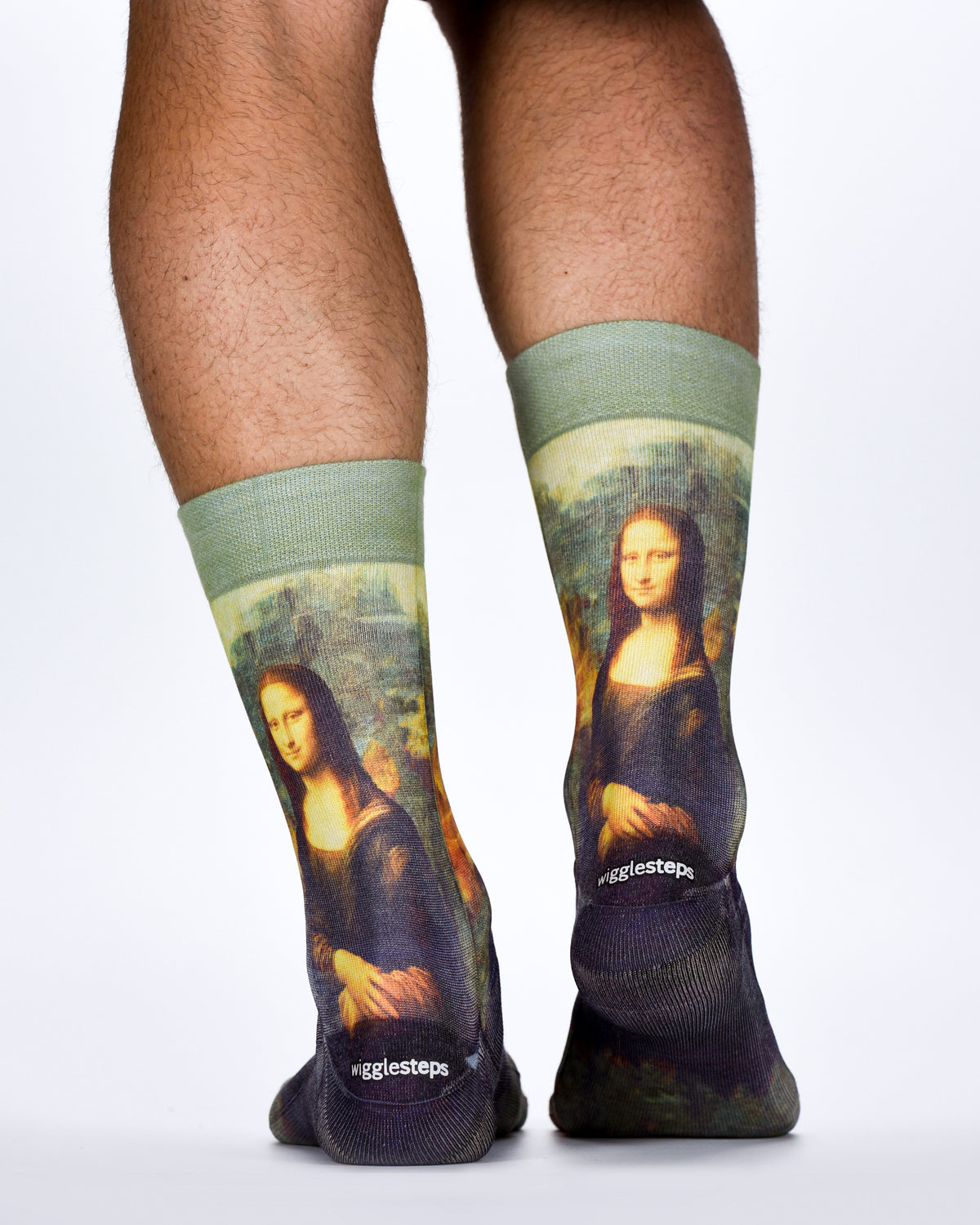 Mona Lisa Printed Mens Socks