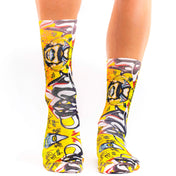 Graffiti Art I Fashion Mens Socks | Bold Street Style & Relaxed Fit