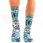Graffiti Art III Design Mens Socks | Urban Edge & Relaxed Fit