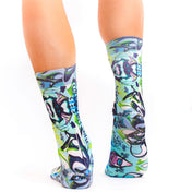 Graffiti Art III Design Mens Socks | Urban Edge & Relaxed Fit