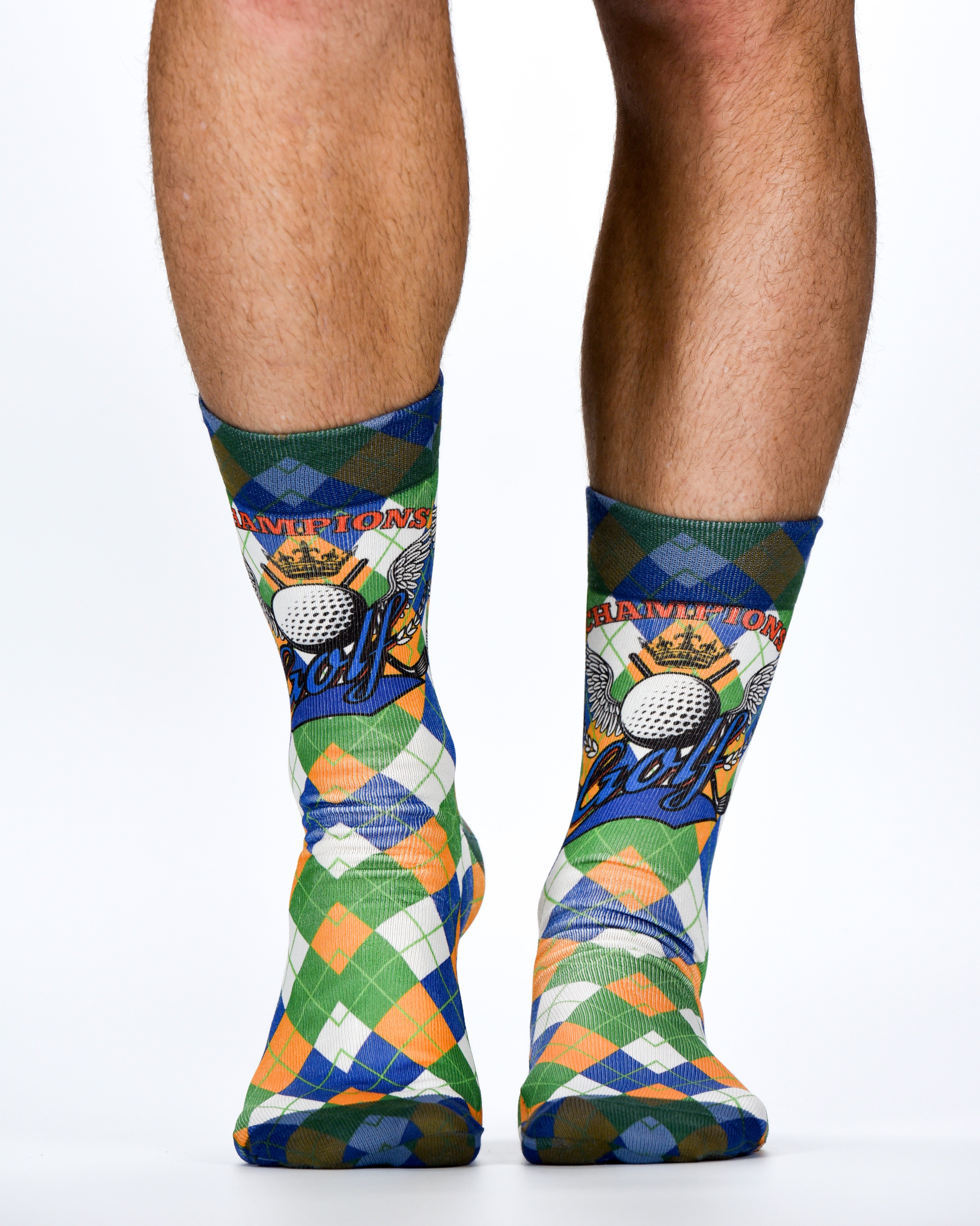 Golf Cup Themed Mens Novelty Socks | Stylish, Sporty & Comfortable