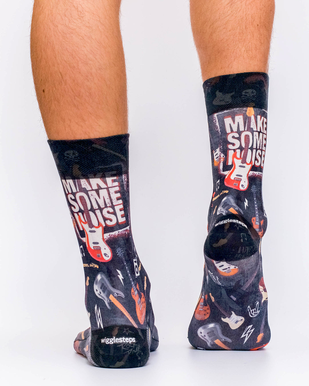 Make Some Noise Printed Mens Socks