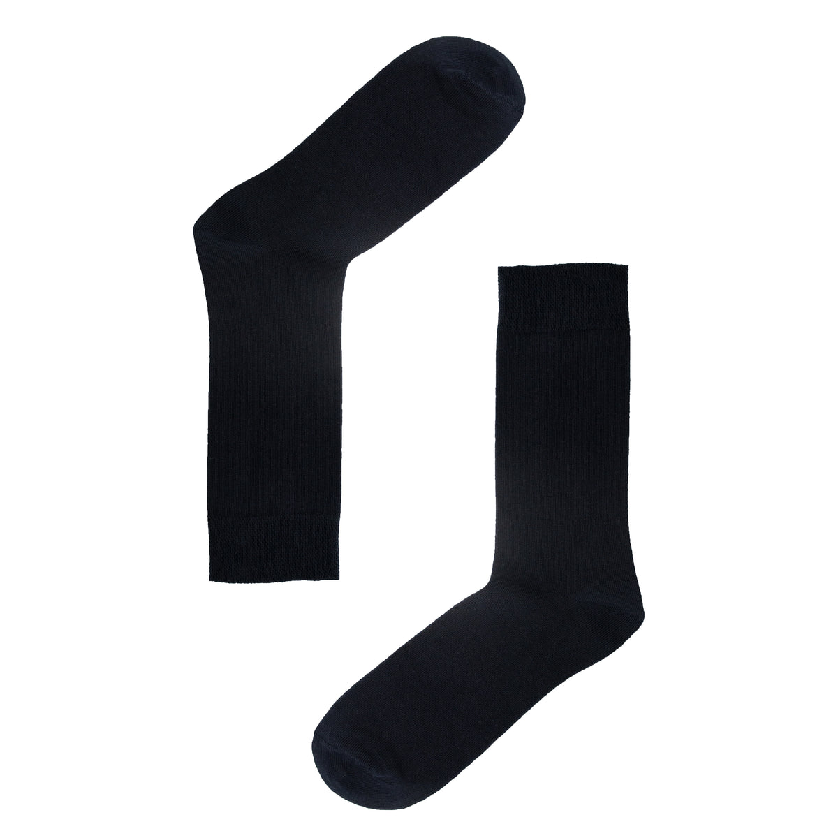 Plain Flat Knit Mens Socks