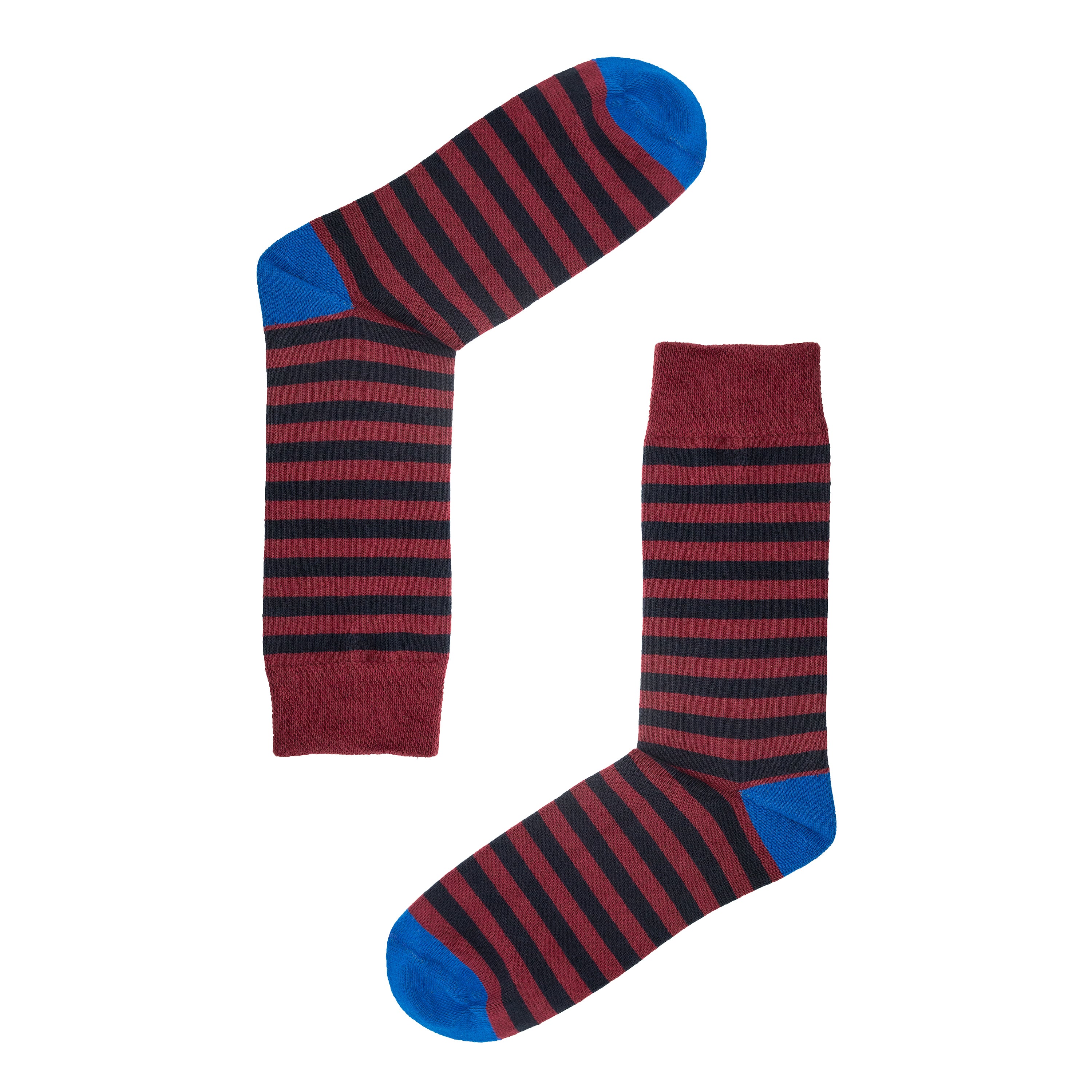 Breton Stripe Organic Cotton Mens Socks | Comfort Fit & Breathable Style