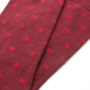 Small Spot Organic Cotton Mens Socks | Gentle Hold Comfort Top