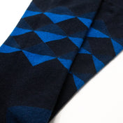 Diamond Pattern Organic Cotton Mens Socks | Soft Comfort Top
