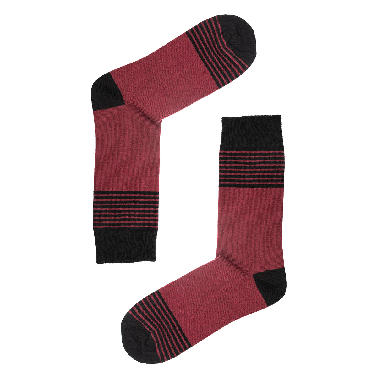 Top &amp; Toe Fine Stripe Mens Socks