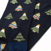 3 Pack Trees Design Organic Cotton Mens Socks Christmas Gift Set