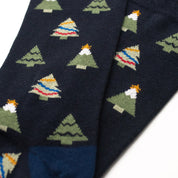 3 Pack Trees Design Organic Cotton Mens Socks | Comfort Welt Bundle