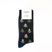 3 Pack Trees Design Organic Cotton Mens Socks | Comfort Welt Bundle