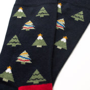 3 Pack Trees Design Organic Cotton Mens Socks | Comfort Welt Bundle