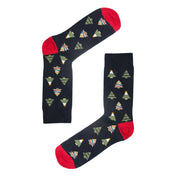 3 Pack Trees Design Organic Cotton Mens Socks Christmas Gift Set