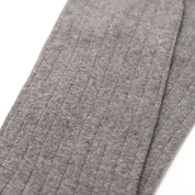 Light Grey Marl Recycled Rib Mens Socks | Sustainable & Soft