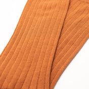 Clay Orange Recycled Rib Men’s Socks | Eco-Friendly & Stylish