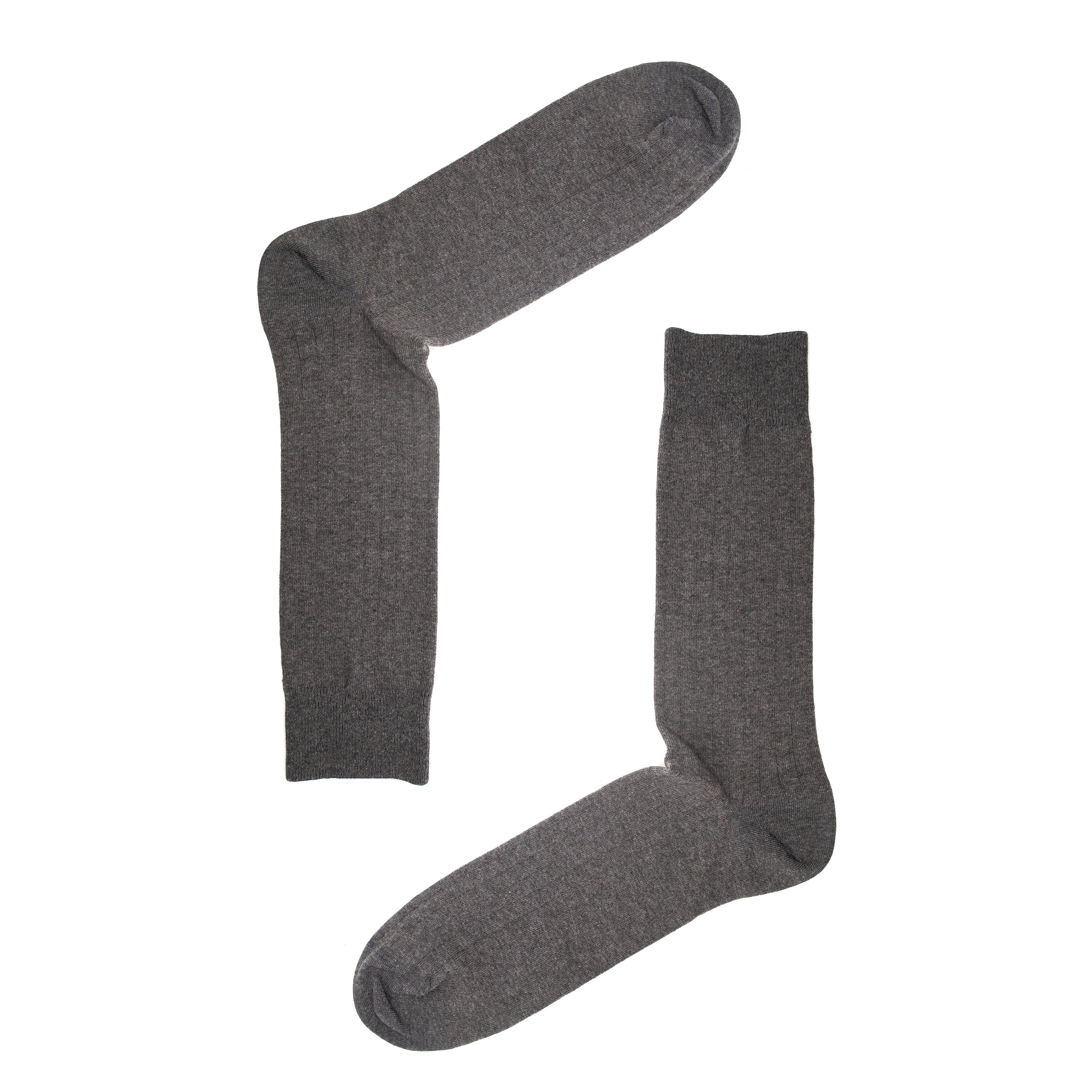 Anthracite Recycled Rib Mens Socks | Sustainable & Comfortable