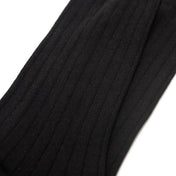Black Recycled Rib Mens Socks | Sustainable Everyday Style