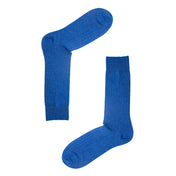 Sweet Blue Recycled Rib Mens Socks | Eco-Friendly Comfort