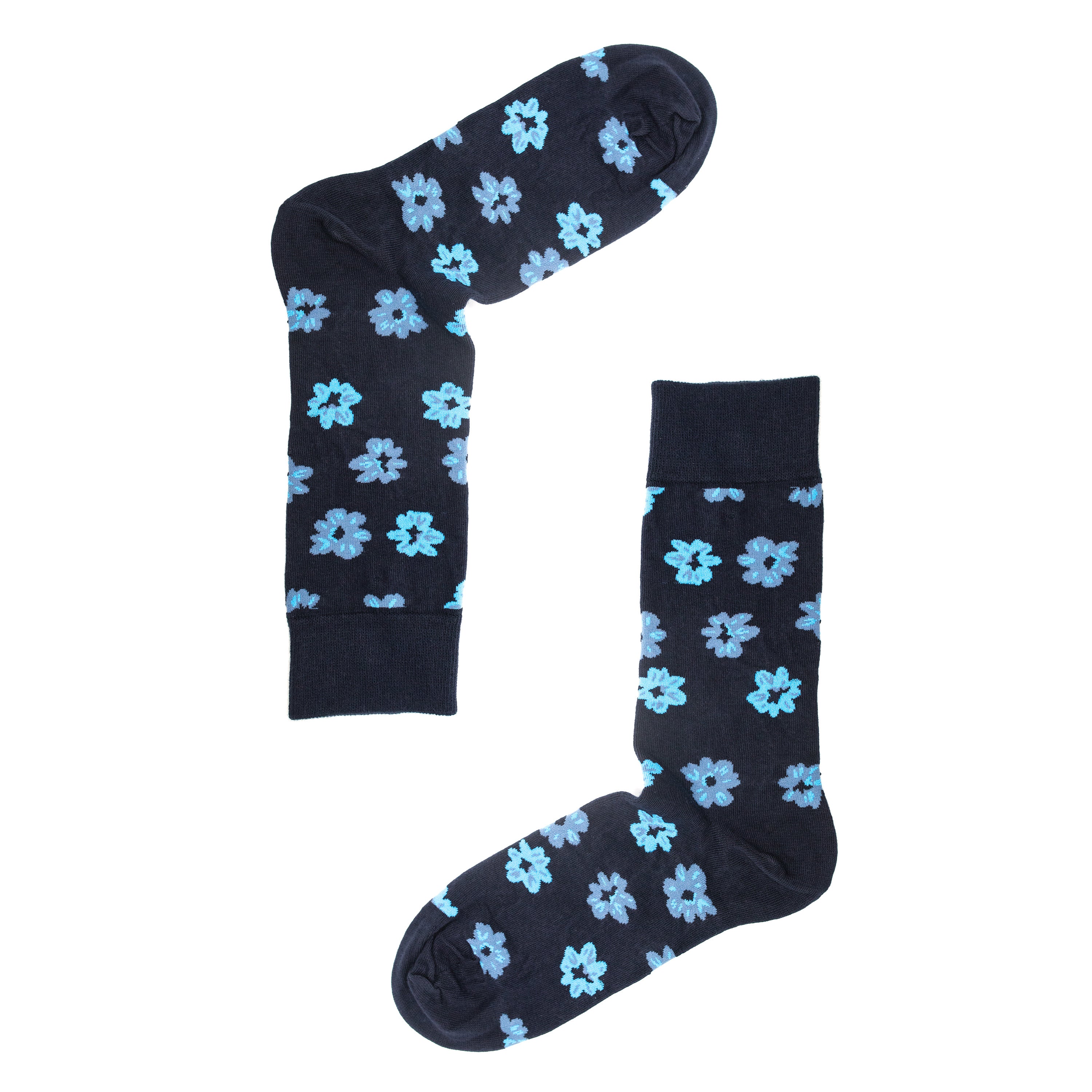 Two Flower Mens Socks – Organic Cotton