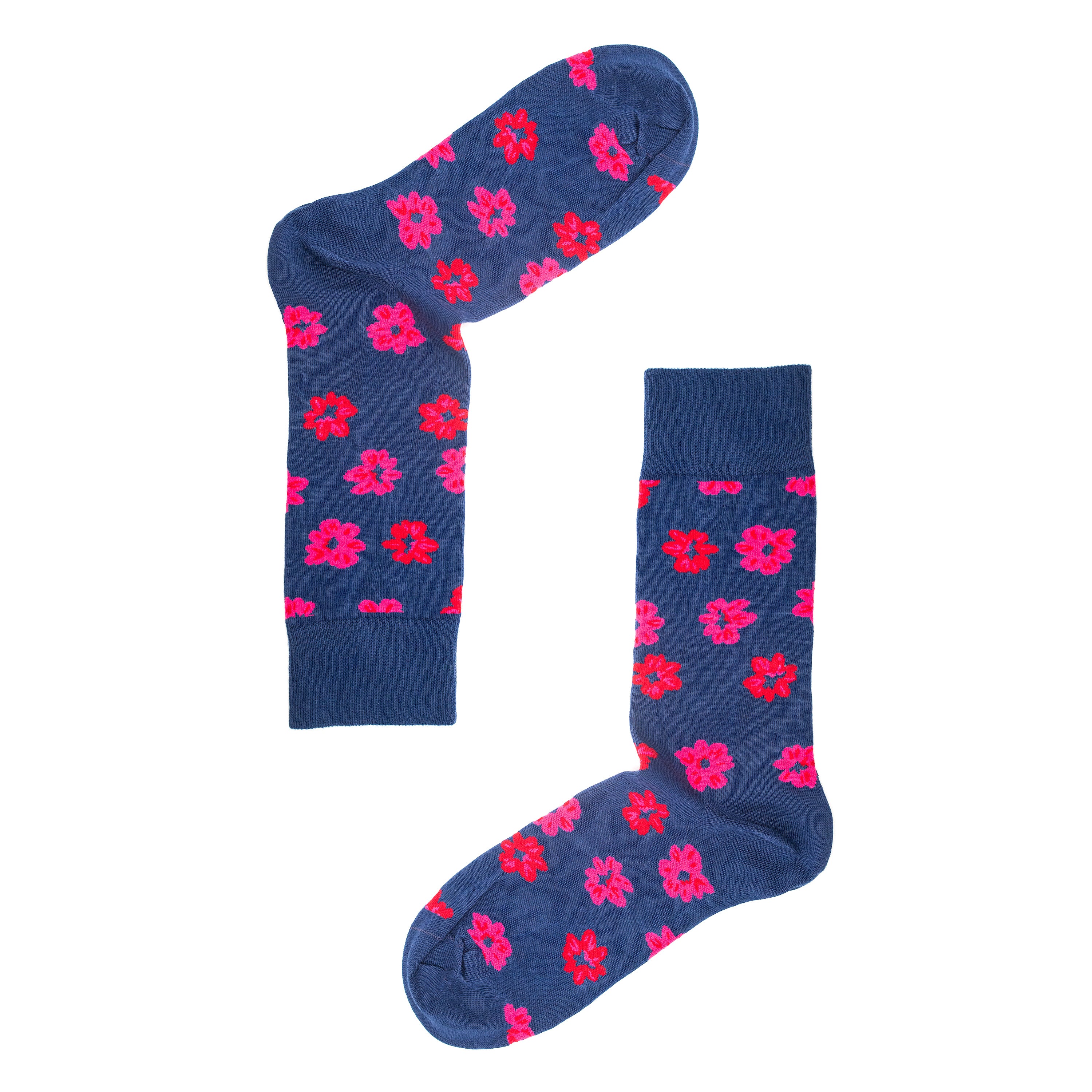 Two Flower Mens Socks – Organic Cotton