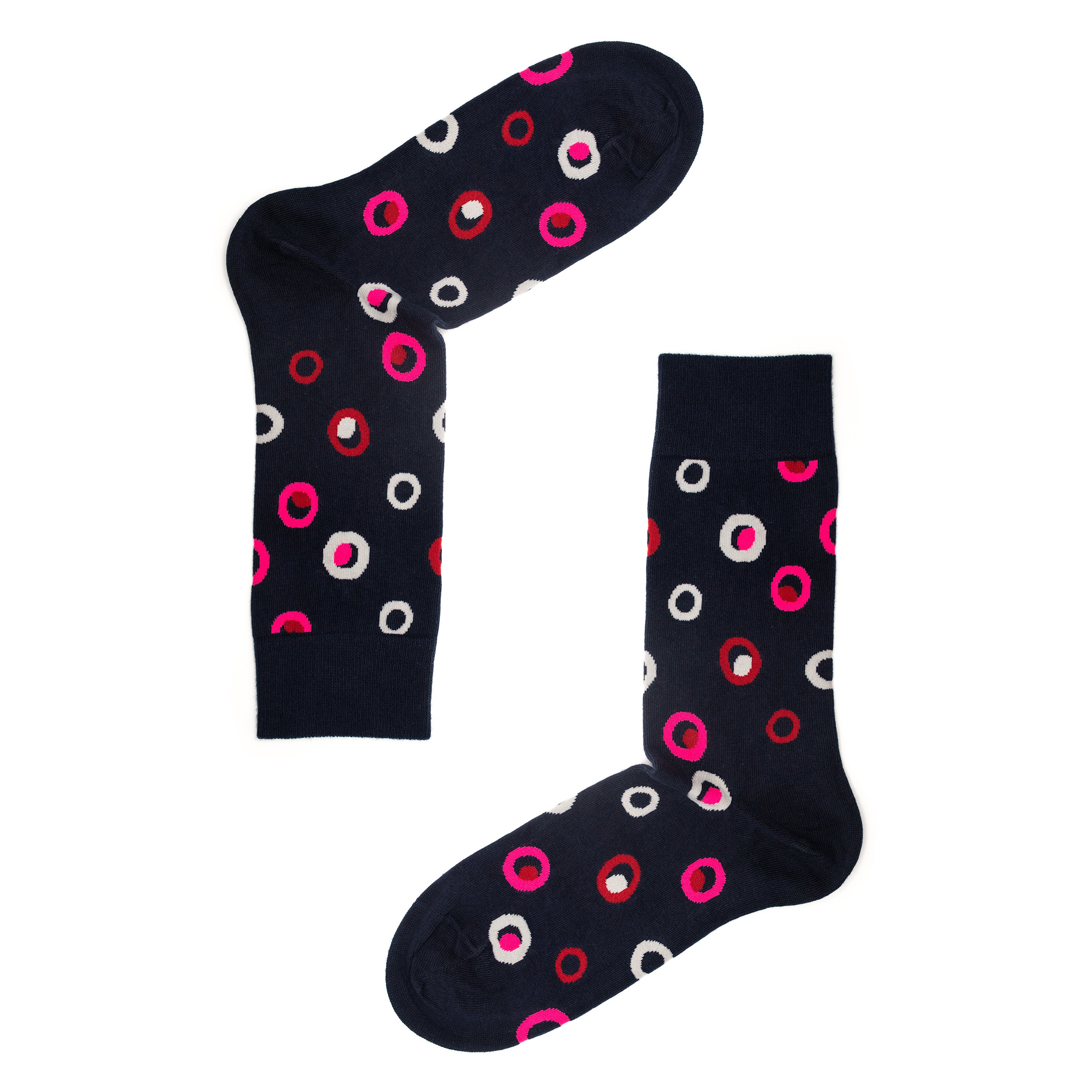 Spot in a Circle Mens Socks – Organic Cotton