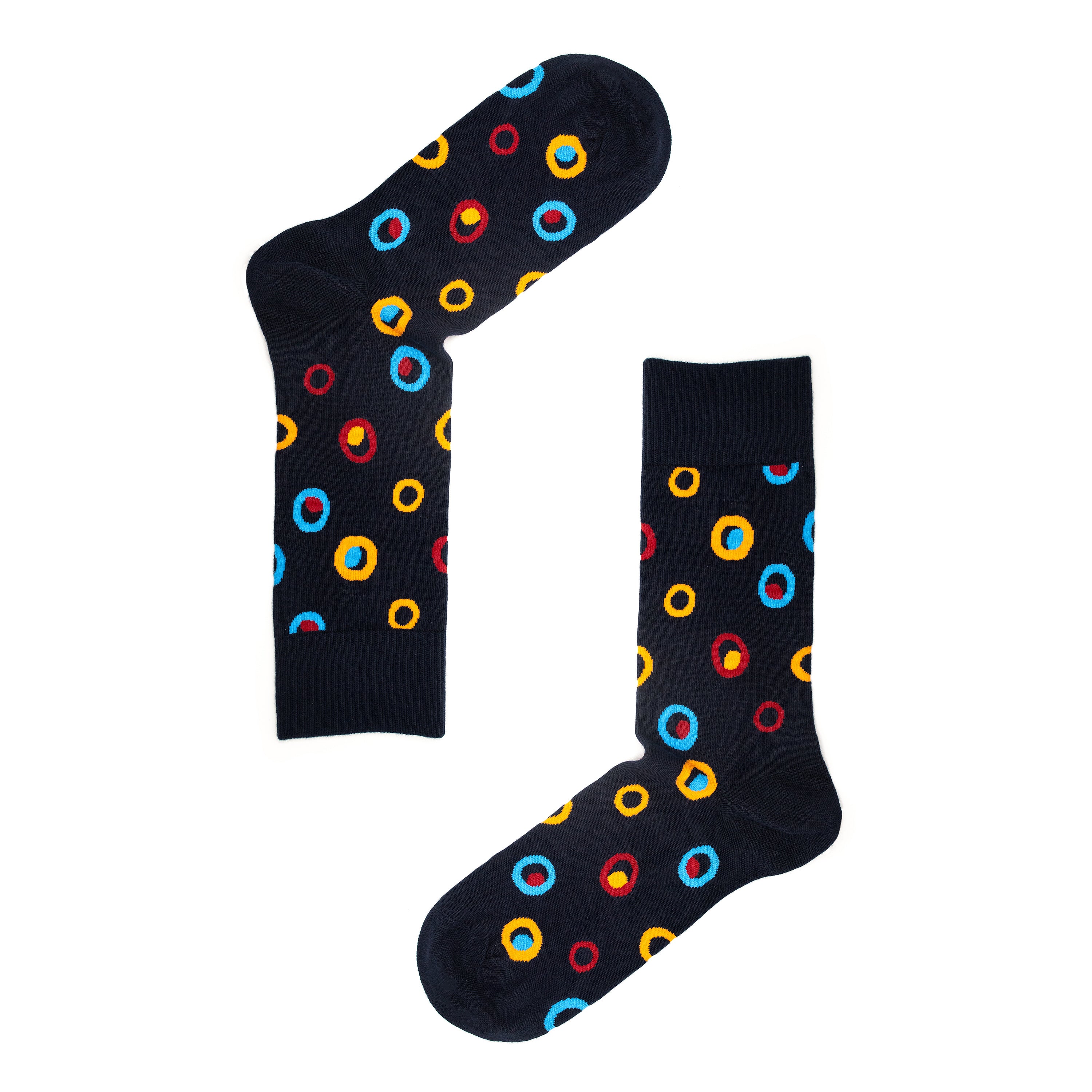 Spot in a Circle Mens Socks – Organic Cotton