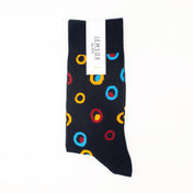 Spot in a Circle Mens Socks – Organic Cotton