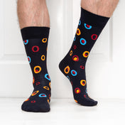 Spot in a Circle Mens Socks – Organic Cotton
