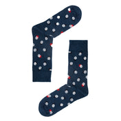 Spot & Stripe Pattern Mens Socks – Organic Cotton
