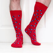 Organic Cotton Shadow Spot Mens Socks | Soft, Sustainable & Stylish