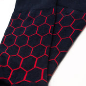 Graduated Hexagon Mens Organic Cotton Socks