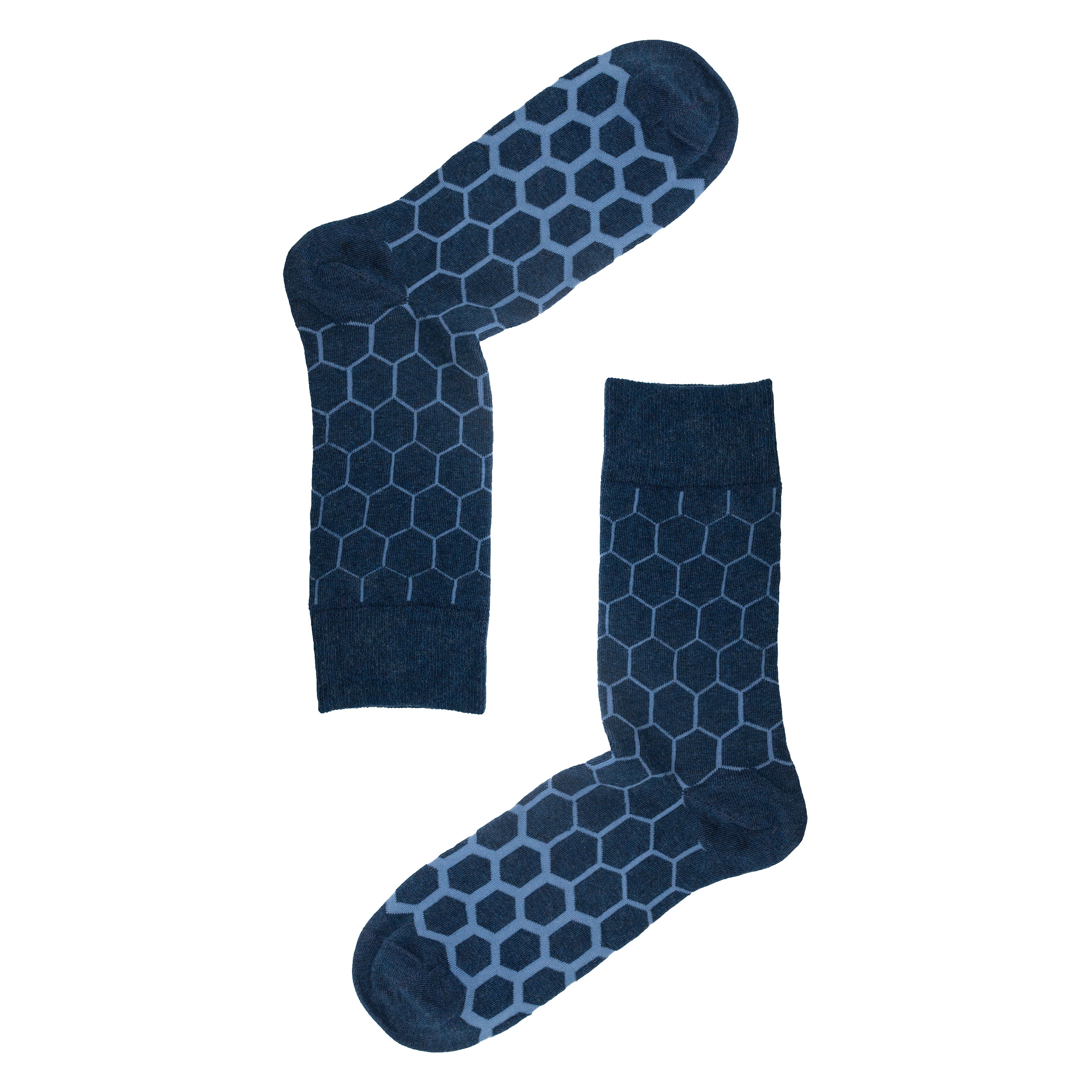 Graduated Hexagon Mens Organic Cotton Socks