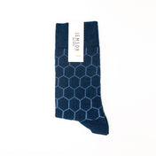 Graduated Hexagon Mens Organic Cotton Socks