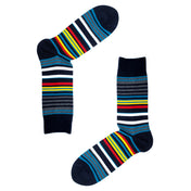 Mens Multi-Stripe Socks – Organic Cotton Comfort