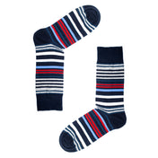 Mens Multi-Stripe Socks – Organic Cotton Comfort
