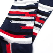 Fuzzy Stripe Mens Socks – Organic Cotton