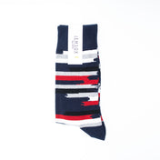 Fuzzy Stripe Mens Socks – Organic Cotton