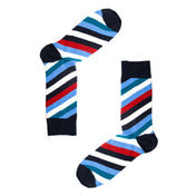 Varsity Stripe Mens Organic Cotton Socks