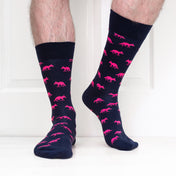 Lone Fox Design Mens Socks – Organic Cotton Super Soft