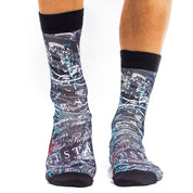 Music Notes Design Mens Socks | Fun, Musical & All-Day Comfort