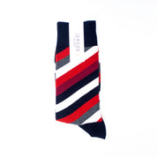 Varsity Stripe Mens Organic Cotton Socks